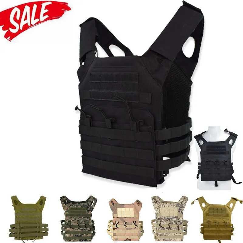 Outdoor Color Bullet Air Gun JPC Tactical Molle Plate Carrier Hunting