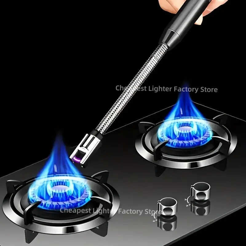 2024 New 360° Windproof Flameless Plasma Ignition BBQ USB Rechargeable