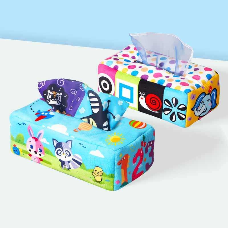 Simulation Pull-Out New Baby Plush Storage Learning Exercise Draw Toys ...
