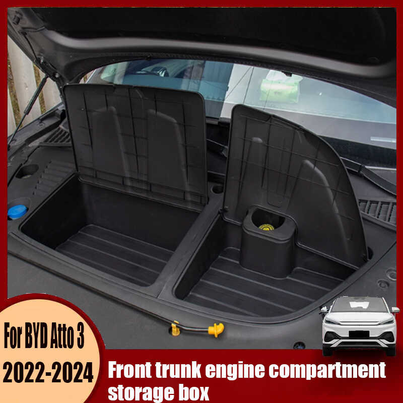 Para Sa BYD Atto 3 Yuan Plus 2022 2023 2024 Front Trunk Storage Box ...