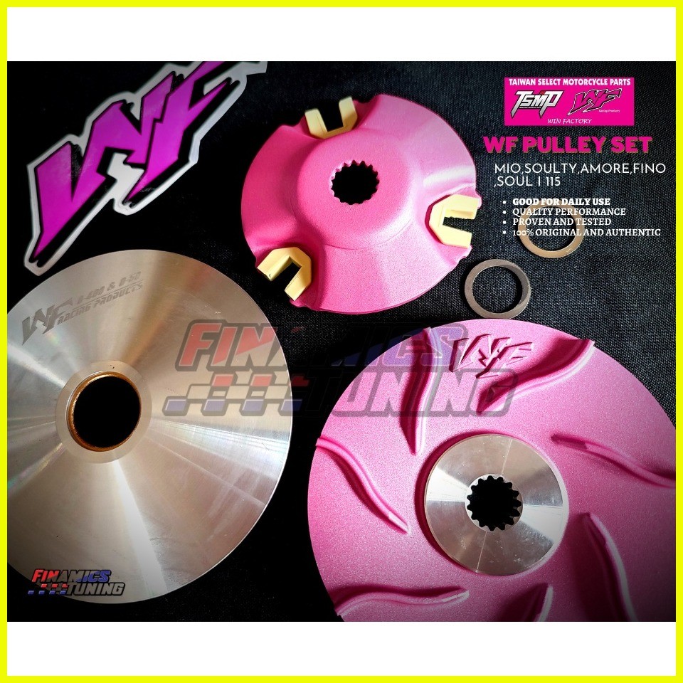 WF Pulley set for YAMAHA Mio sporty soulty 115 AMORE FINO RACING PULLEY ...