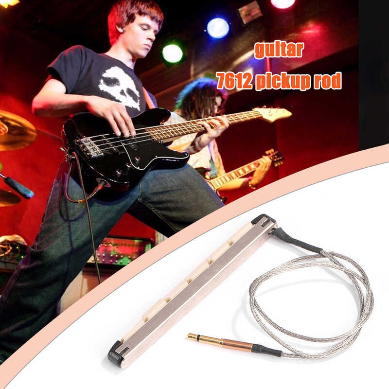 Guitar Acoustic Bridge Saddle Rod Piezo Folk Flexible Strip Pickup ...