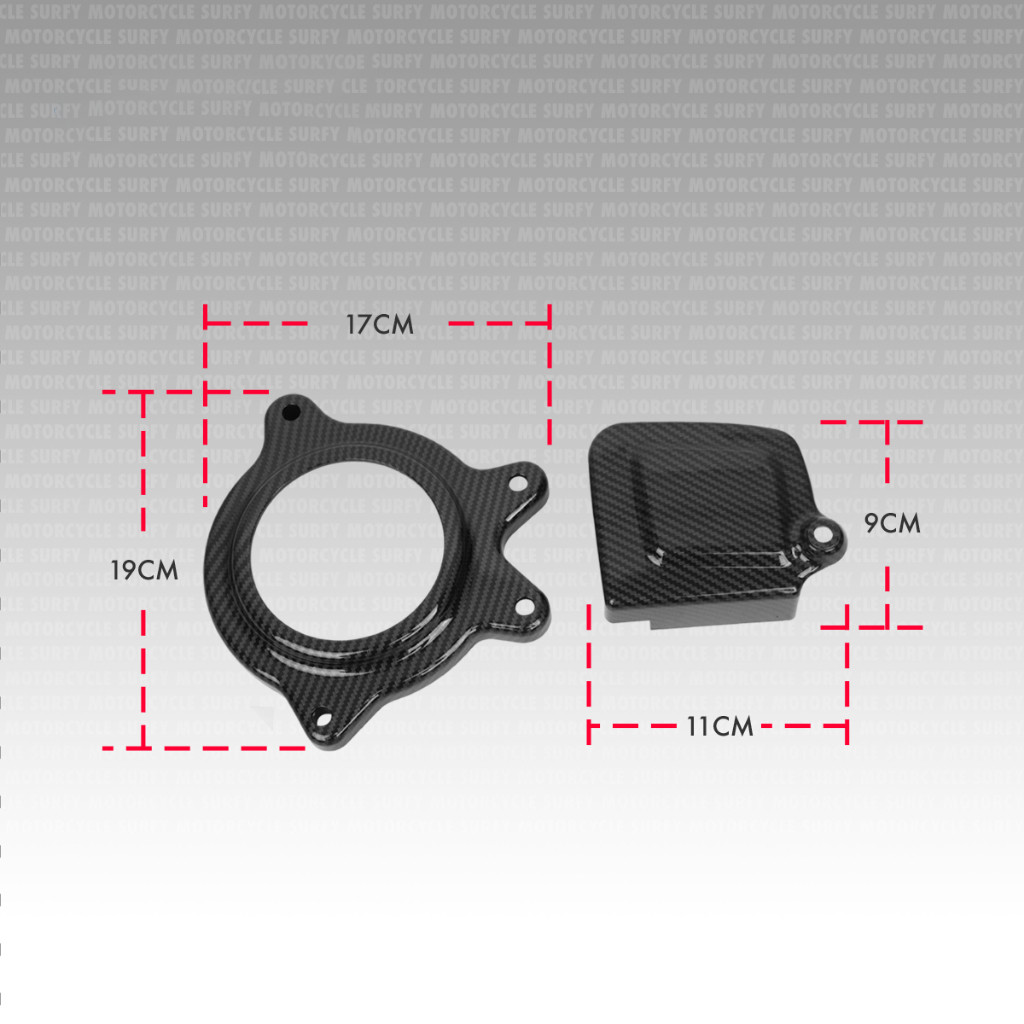 MOTOX Nmax Aerox v2 Transparent Acrylic CVT Cover With Light Box And ...