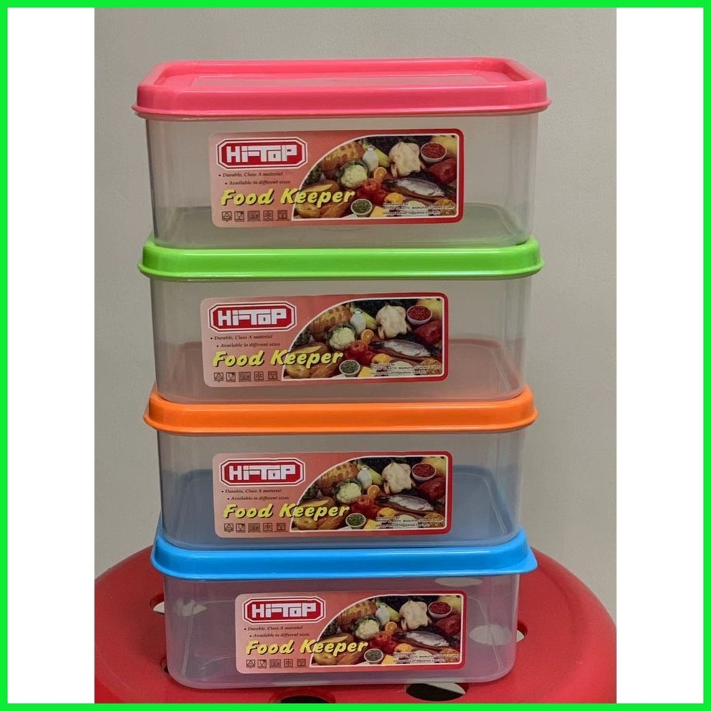 137 HITOP FOOD KEEPER 850ml 4pcs/ set (assorted) COD | Shopee Philippines