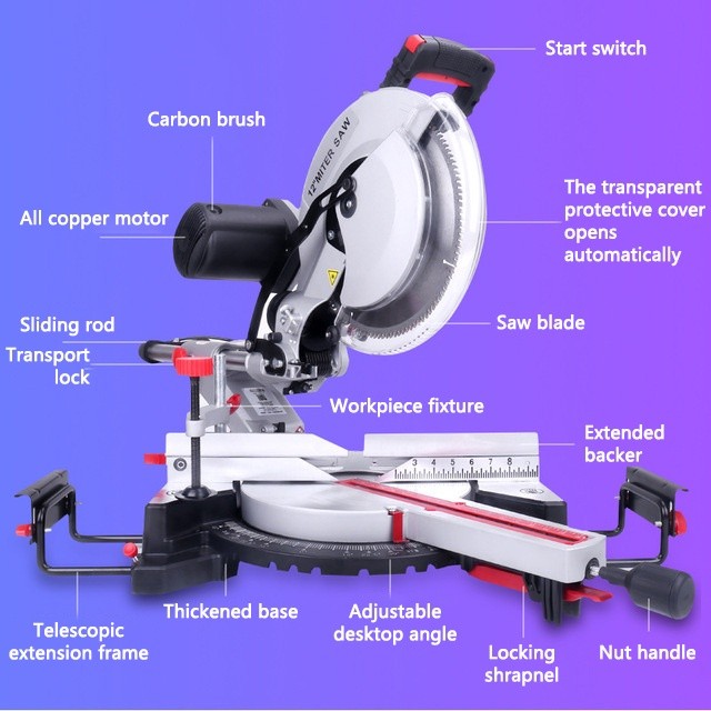 Compound Sliding Miter Saw 10 inch Miter saw Compound Sliding Single ...