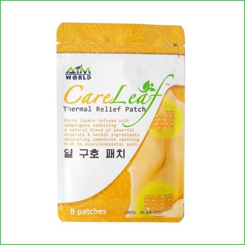 Aim Global Careleaf Care Leaf Thermal Relief 8 Patches AUTHENTIC ...
