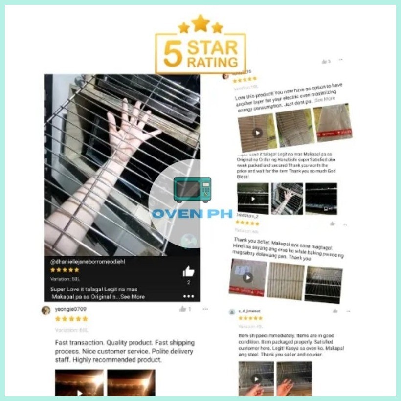 Customized Wire Rack for Imarflex Electric Oven | Shopee Philippines