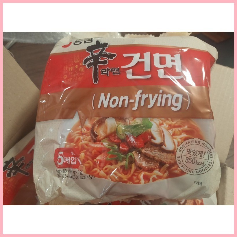 Low Calories of Nongshim Shin Ramyun / Ramen Non-Frying noodles New ...