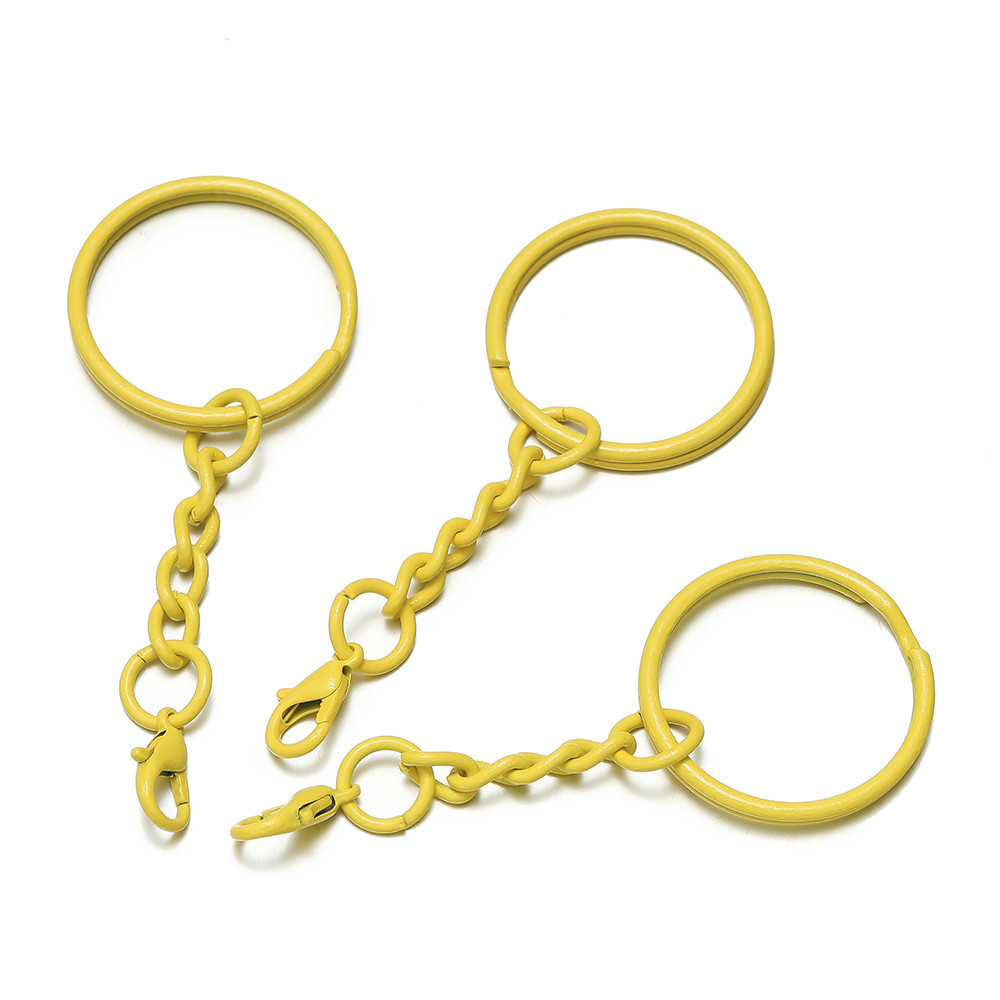 St. kunkka 5pcs/10pcs Iron Color Paint Keychain Lobster Clasp with Key ...