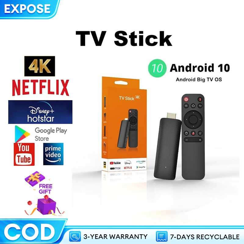 TV Stick 4K Ultra HD - 2GB RAM, 16GB, Controllo Vocale, WiFi Dual Band, HDR10+