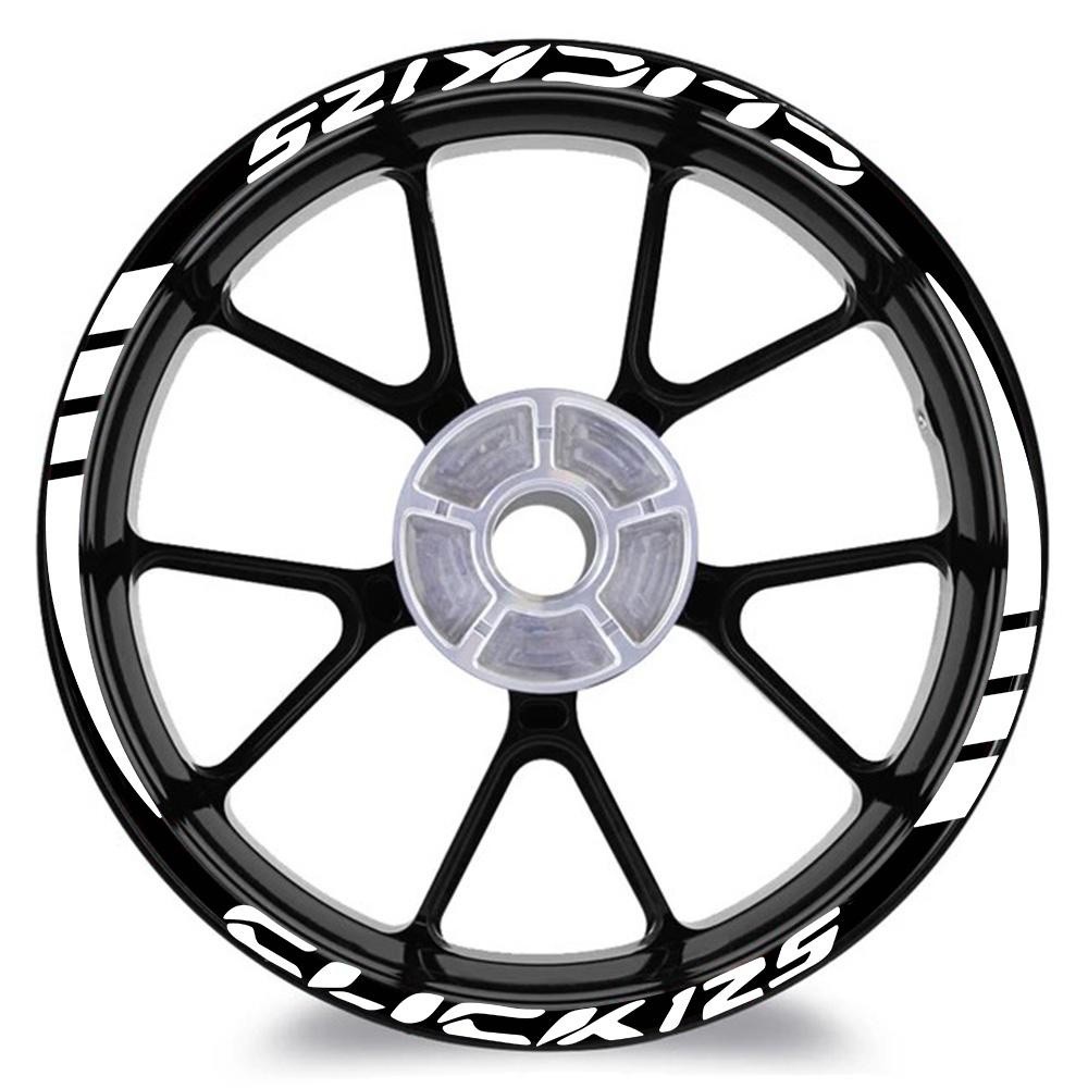 1 set Honda click 125i 150i mags decals click 125i v3 rim sticker for ...