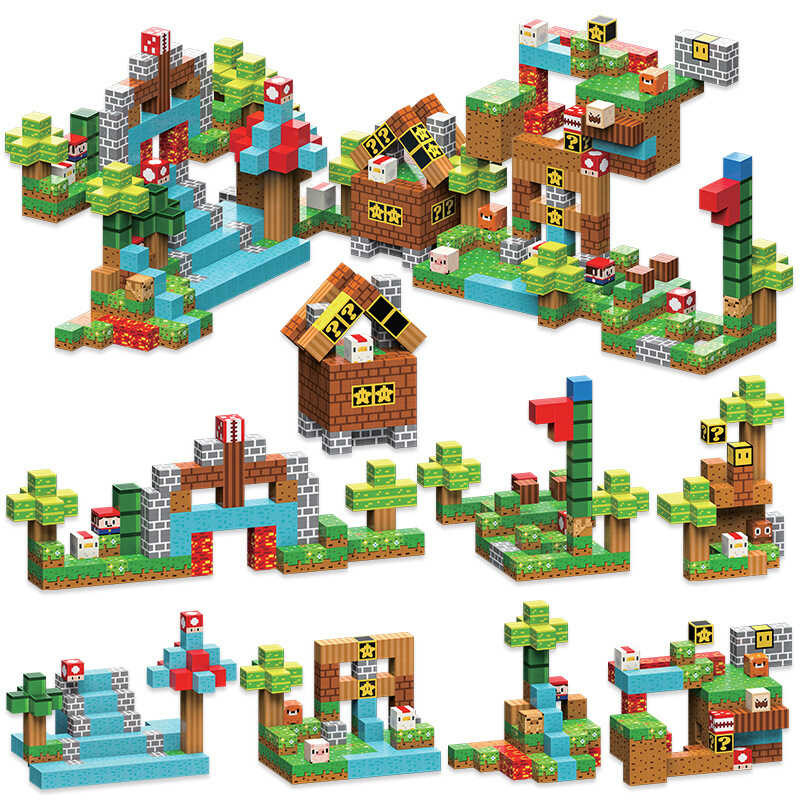 E3 Mini My World Mary Magnetic Block Puzzle Toy | Shopee Philippines