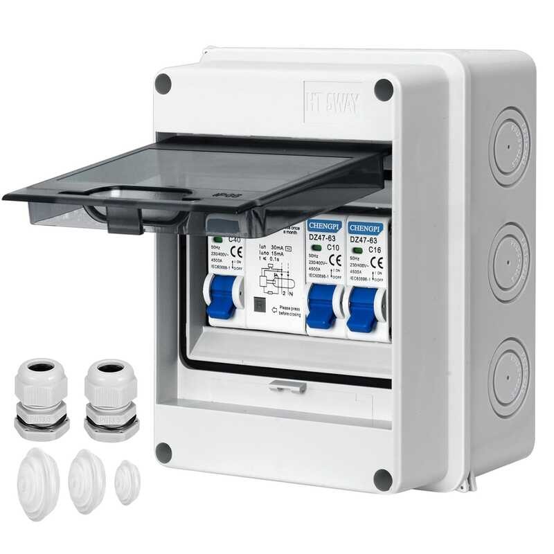 miniature CHENGPI 5way circuit breaker with distribution box IP65