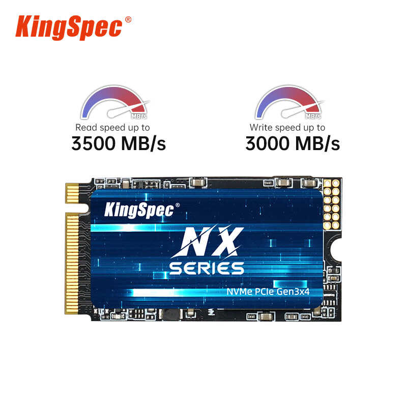 Kingspec Nvme 3.0 X4 256Gb 1Tb 128Gb 512Gb SSD M.2 2242 Pcie Hard Disk