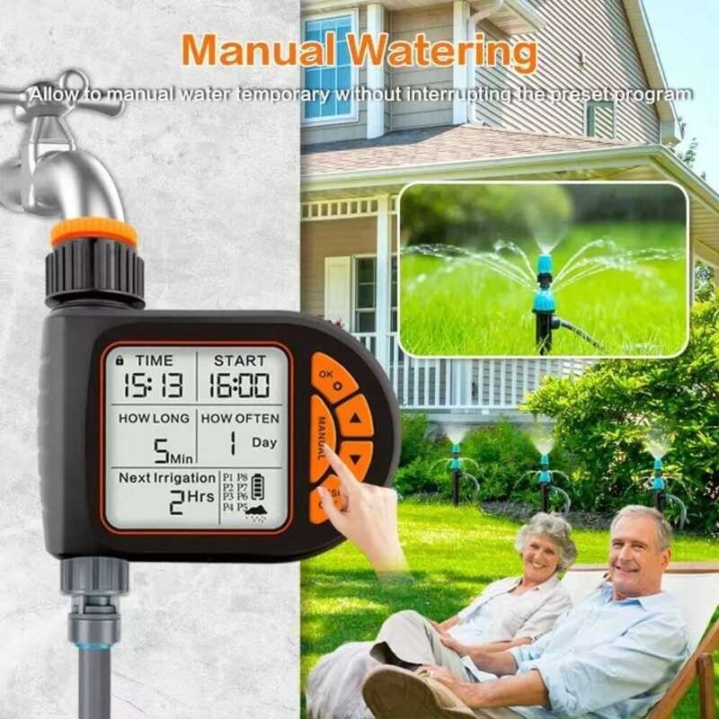 Digital Smart Timer Water Sprinkler Durable Water Saving Automatic ...