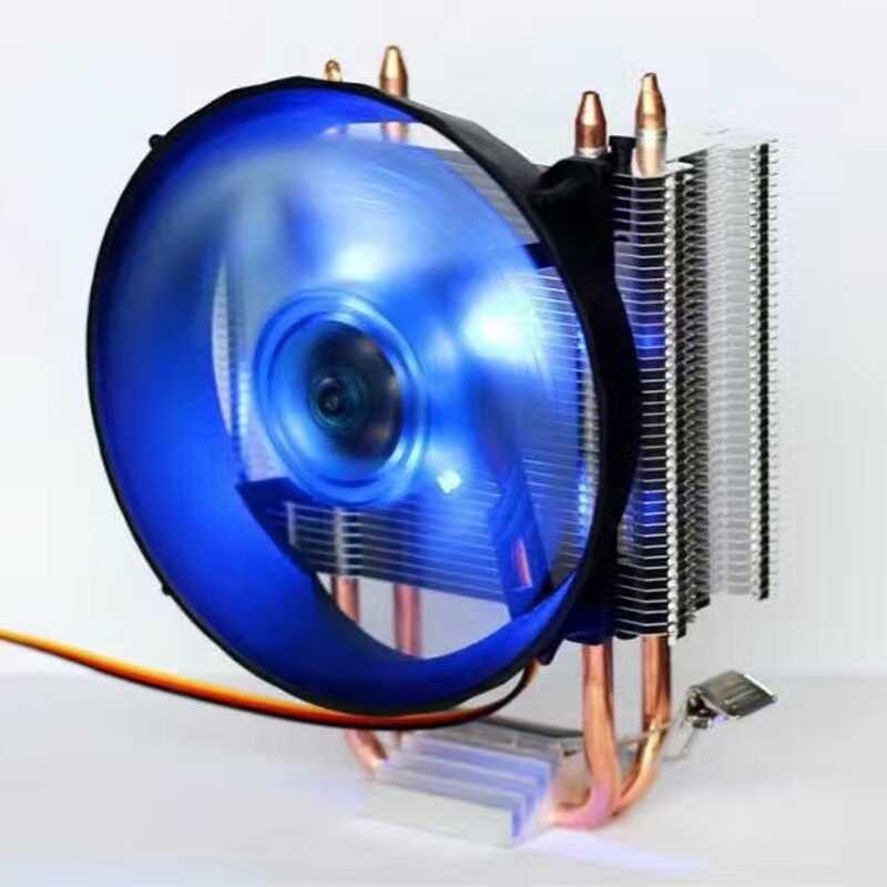 Polar Bear Gale Dual Copper Tube CPU Cooler 1155 1150 1151 AMD Multi ...