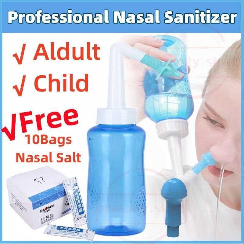 Asz-101 300Ml Nasal Neti Pot Nose Sinus Cleaner With Physiological Wash ...
