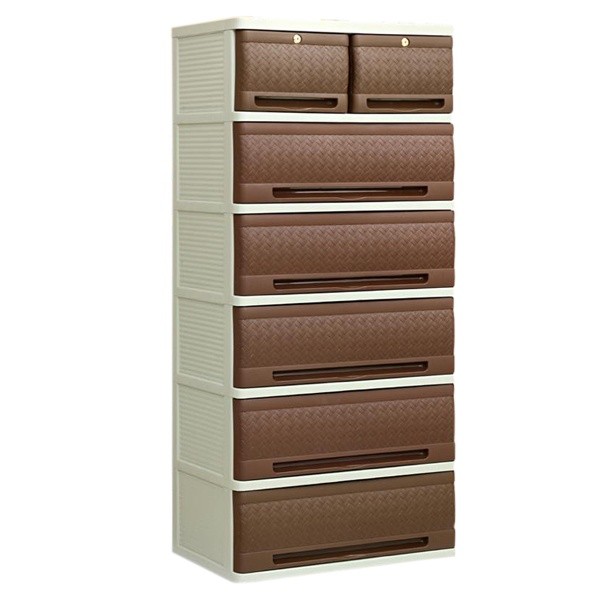 Zooey Native Rattan Drawer 6 layer -2002-6L | Shopee Philippines