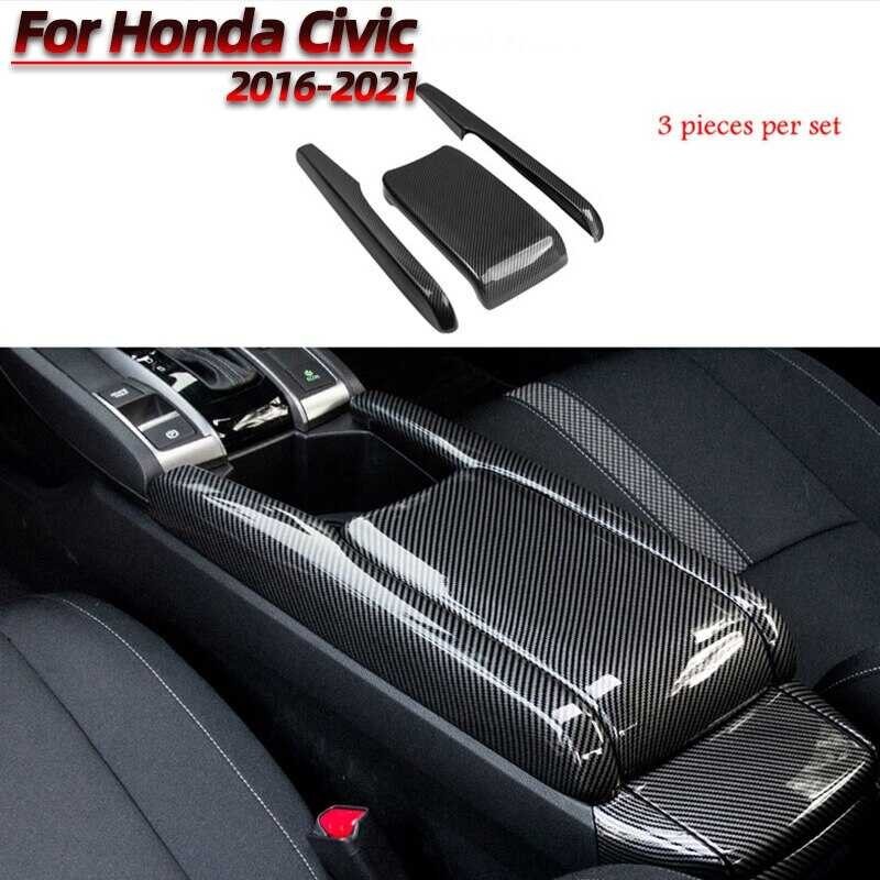 II Para Sa Honda Civic 10Th 2016 2017 2018 2019 2020 2021 ABS Carbon ...