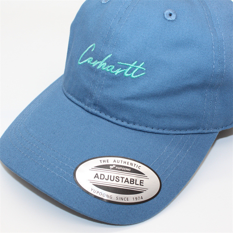 Soft Top Cotton Embroidered Baseball Cap with Adjustable Solid Color ...