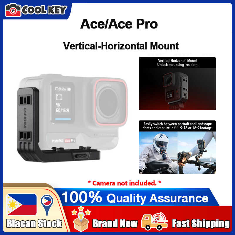 Ready to ship]Insta360 Ace/Ace Pro Vertical-Horizontal Mount is suitable for Ace/Ace Pro/Ace Pro 2 | Philippines