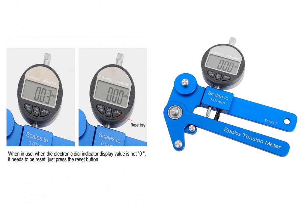 SPM Lightweight Spoke Tension Tool Bike Spoke Tension Meter