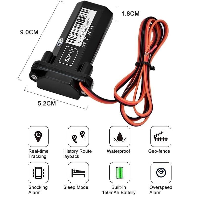 Realtime Car GPS Tracker GSM Alarm Anti-theft Tracking Device for Car ...