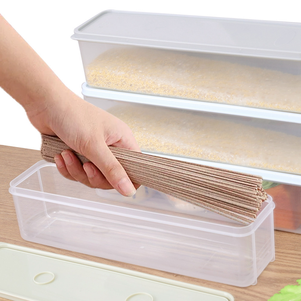 Plastic Rectangular Fresh Storage Box - Kitchen Food Container ...