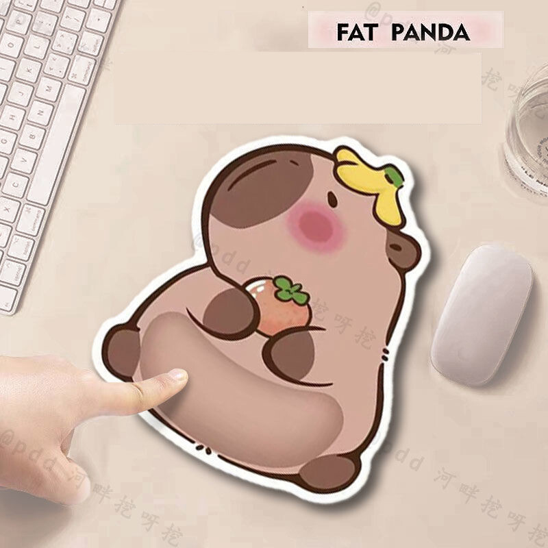 Orange Cat Capybara Mouse Wrist Pad Support Keyboard Pad | Shopee ...