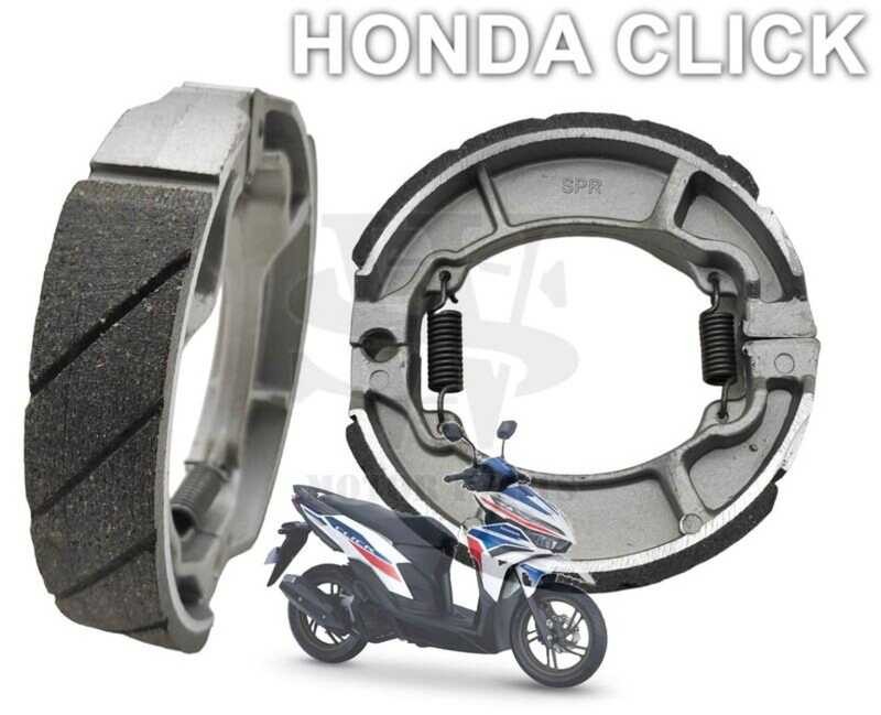 HONDA Click125 Click160 FI V1 V2 V3 REAR BRAKE SHOE MEHOL (Rubberized ...