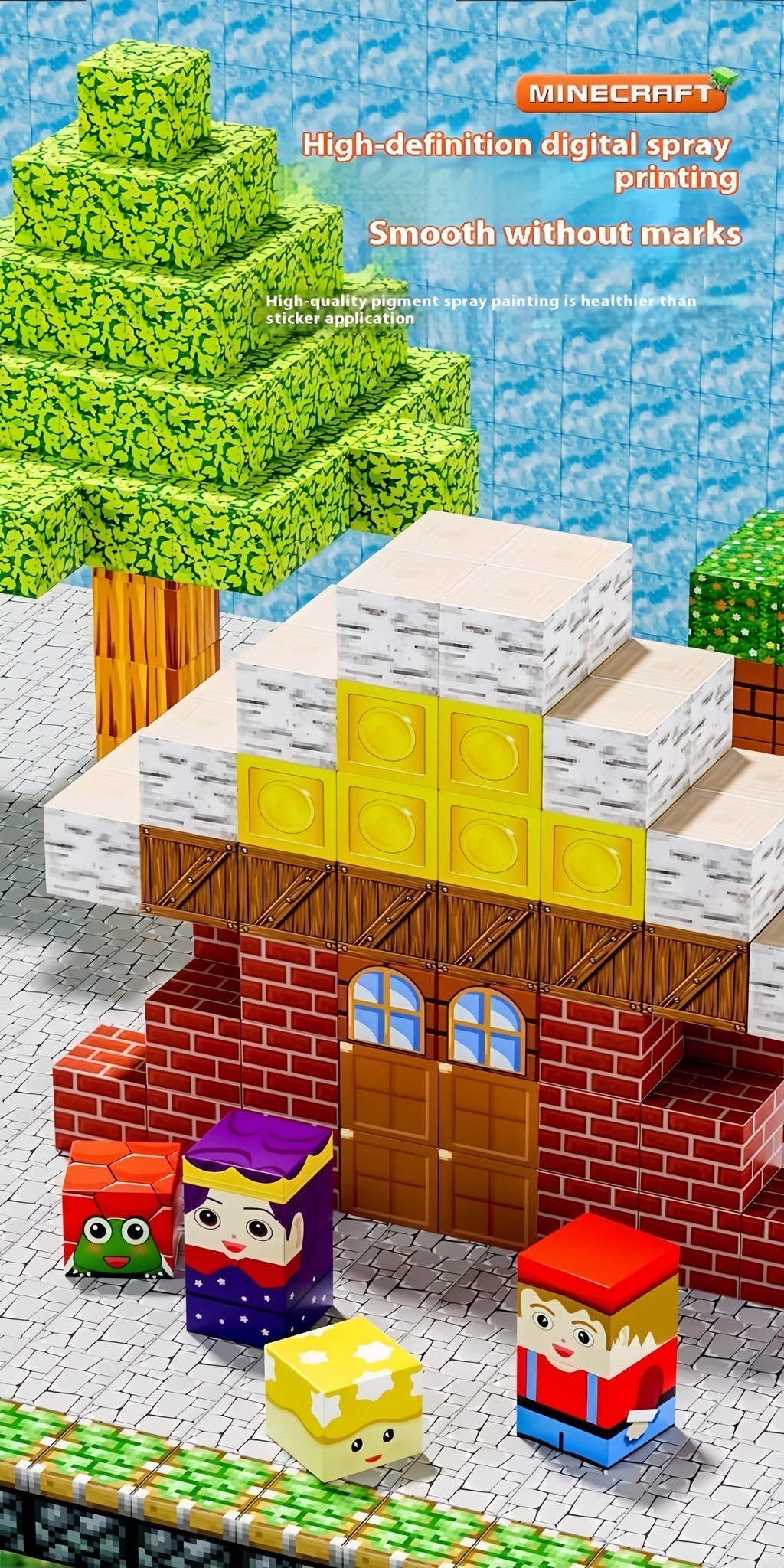 Minecraft Magnetic Blocks Building DIY Variety Magnet Cube Building ...