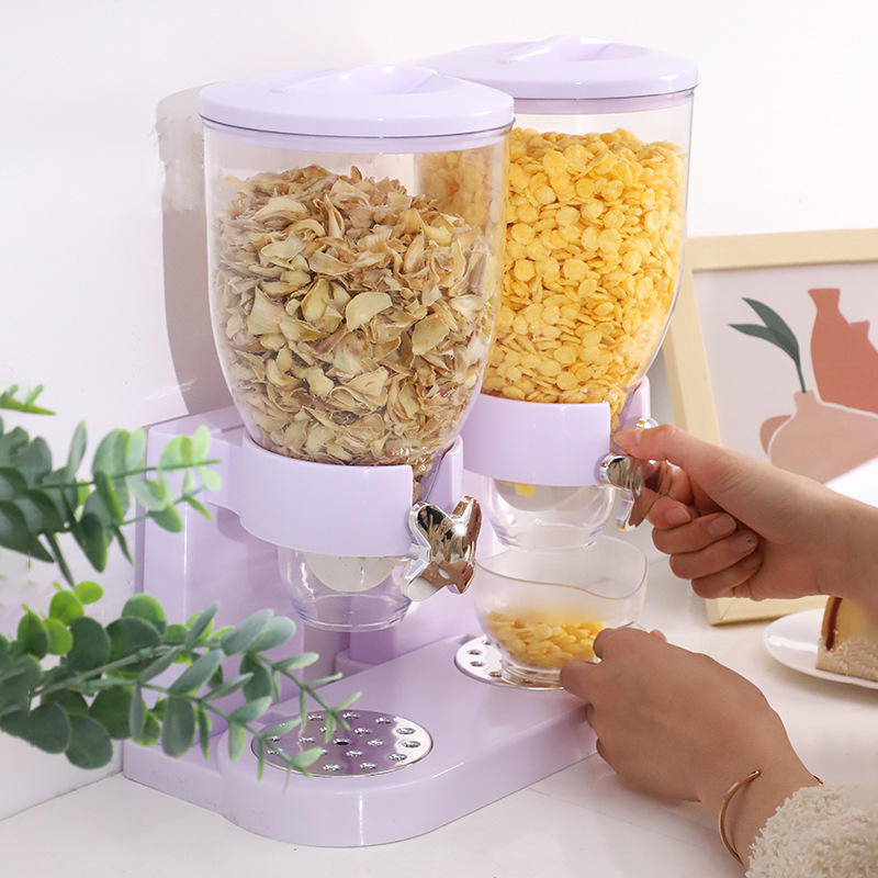 cereal dispemser Double barrel three barrel cereal machine food and ...
