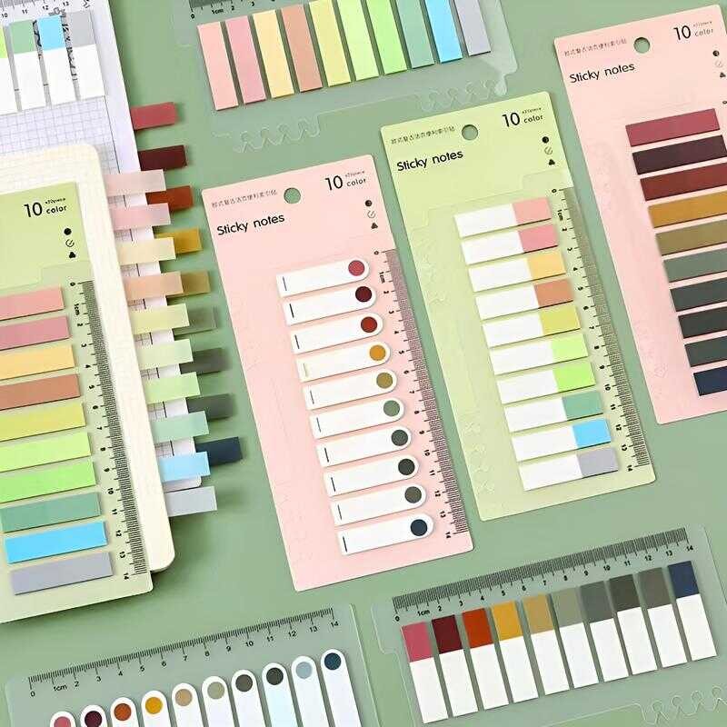 MEMORY Sheets Colorful Sticky Notes Memo Pad Label Note Bookmarks ...