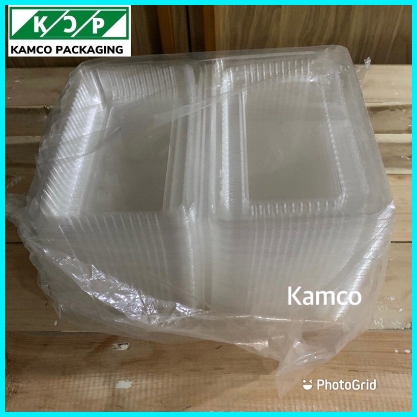 C301 Clamshell Clear - 50s (Very Transparent and anti fog) | Shopee ...