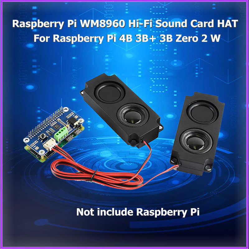 ¤ Raspberry Pi Wm8960 Hi-Fi Sound Card Low Power Audio HAT Stereo ...