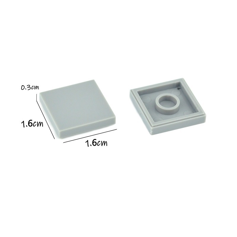 50pcs DIY Building Blocks 2*2 Figure Bricks Ceramic Tile 2x2 ...