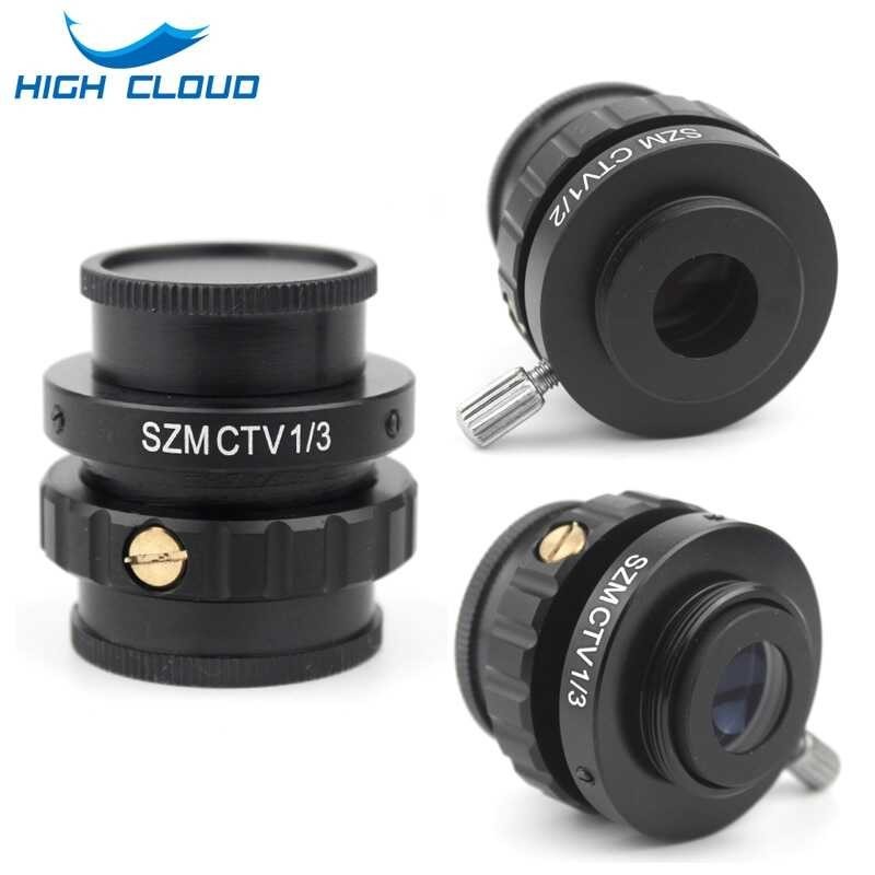 Kit Adattatore Per Microscopio 0.3x / 0.5x / 1x – Attacco C-Mount Per Fotocamera, Filetto M28x0.75