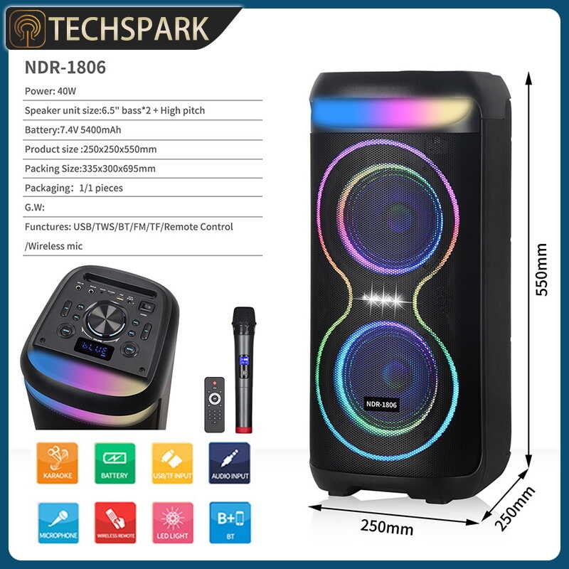 Bluetooth Sa Party Jukebox Speaker / Built-In Karaoke - Partybox/Guitar ...
