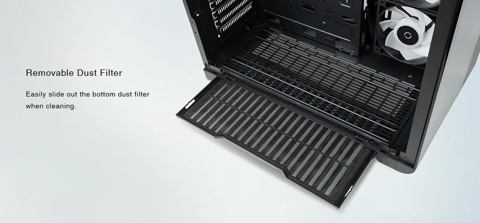 TECWARE ARC ARGB Curved Tempered Glass ATX Casing with CPU & GPU ...