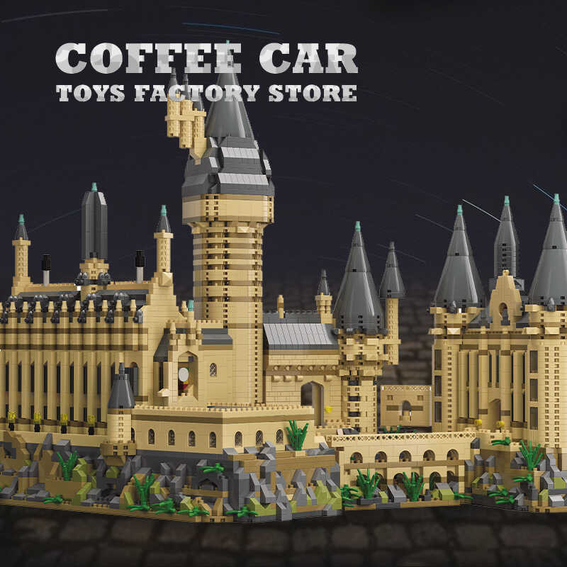 Medieval Creative Castle Diamond MOC Bloc Magic Theme School Building ...