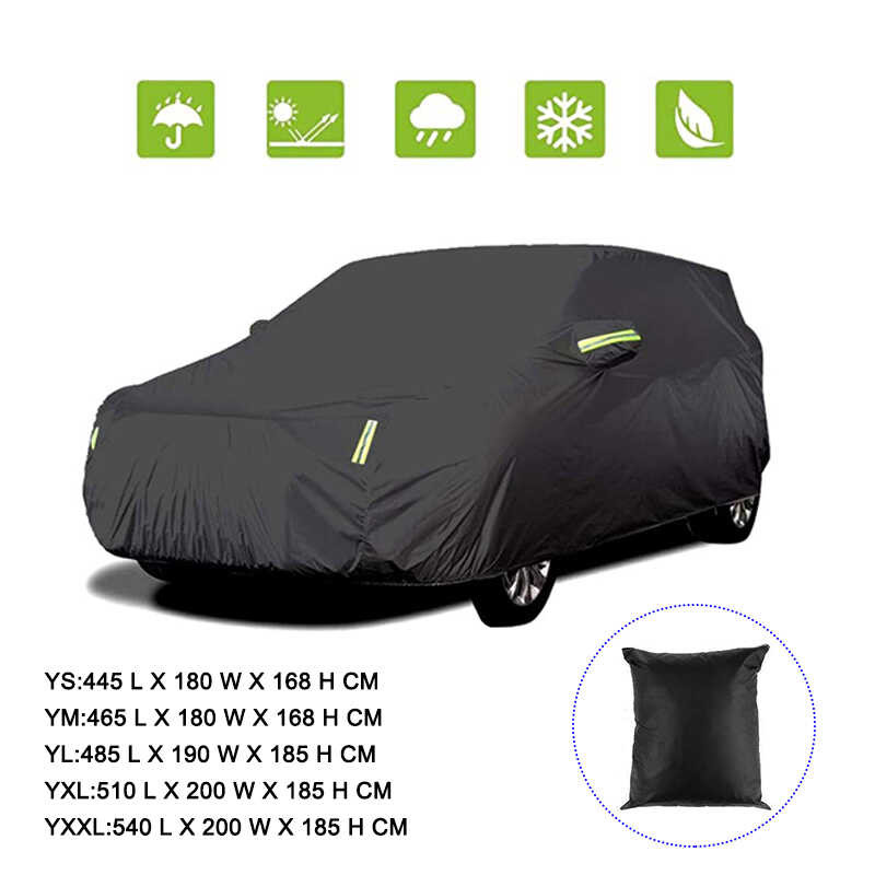 Uiversal Full Kayme Car Covers Outdoor UV Sow Resistat Su Protectio