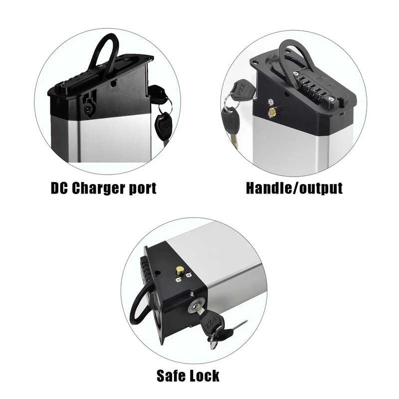 E-Bike Akku 48V 20Ah/25Ah - Wasserdichte Batterie Mit Ladegerät Für 200W-1000W Motoren