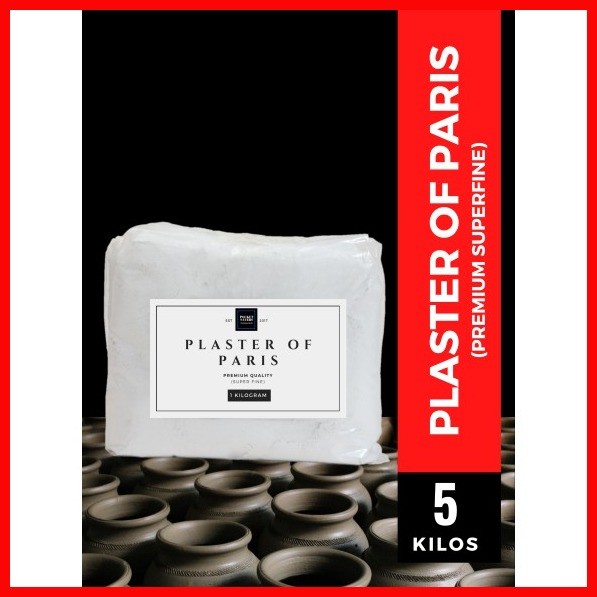 Plaster of Paris Premium Superfine 5 kilograms High Quality Made in