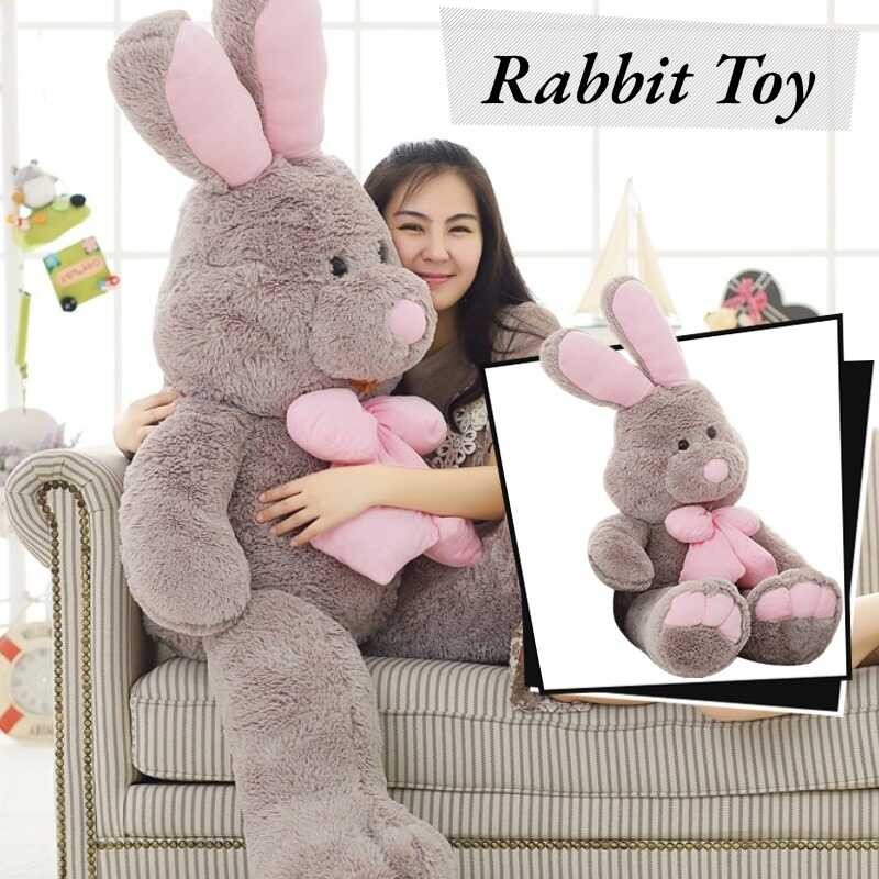 Big 1Pc 80Cm Cute Rabbit Plush Toy Doll Large Bunny Toys Rabbit ...