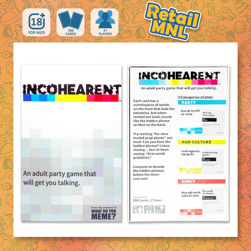 Rteailmnl Incohearent - The Party Game Where You Compete To The ...
