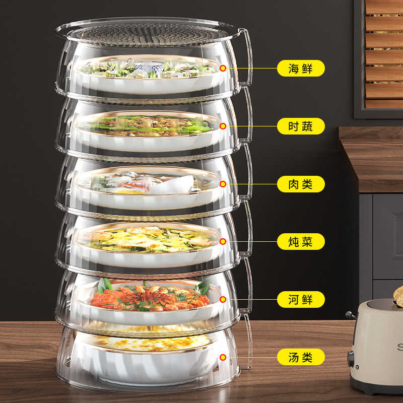torage Box Multi-Functional Dish Rack Leftover Food Organizer Multi ...