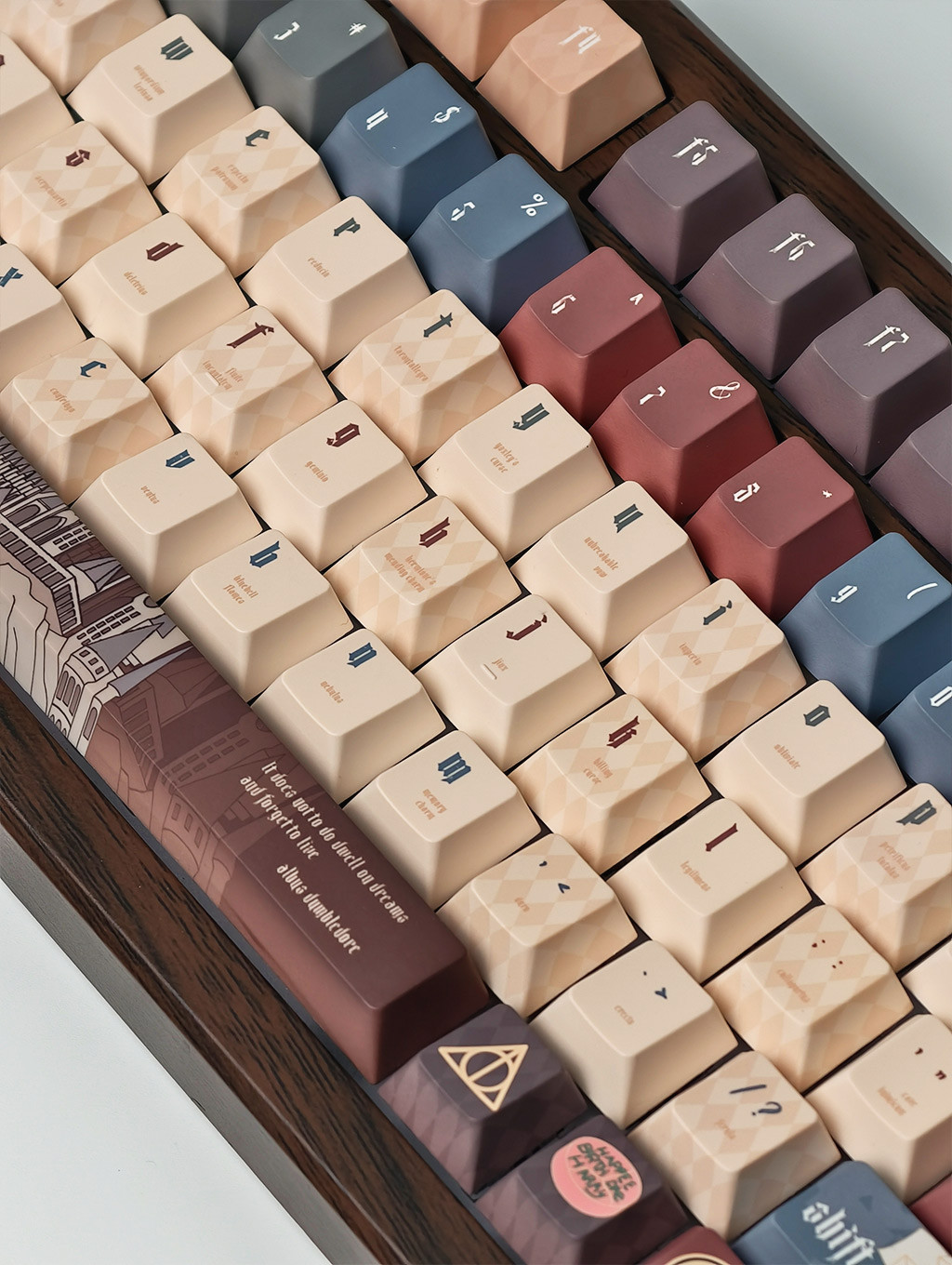Hogwarts Keycaps Cherry/MOA Profile 129 Keys PBT Dye Sublimation ...
