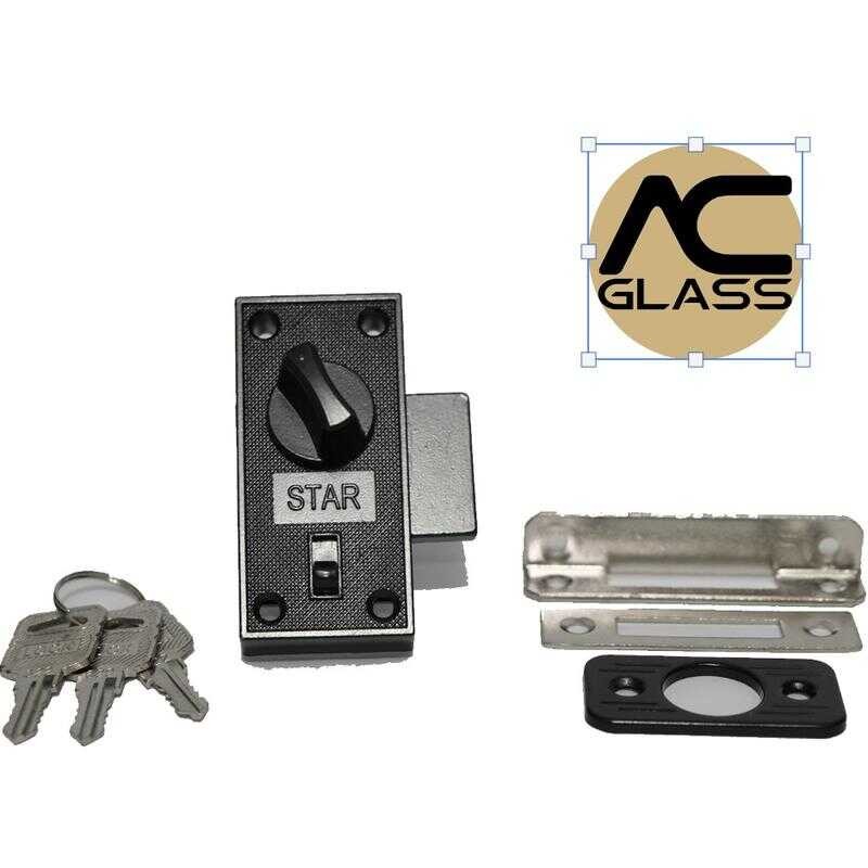 AC Glass: ALPHA LOCK For Doors And Cabinets With 3 Keys F5e | Shopee ...