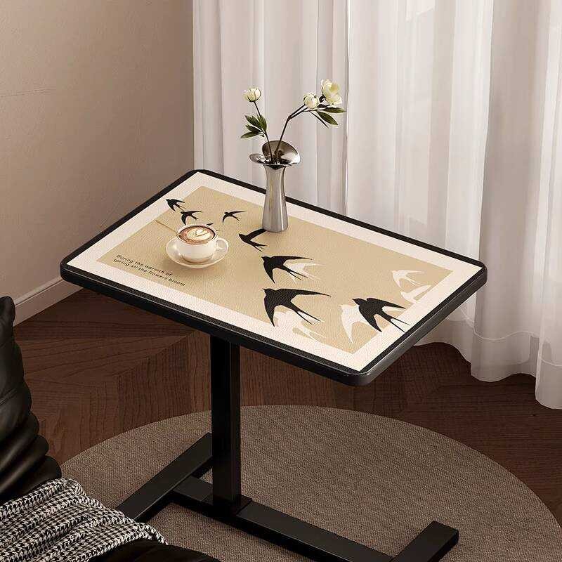 LY Side Table Coffee Table Mat Rectangular Leather Dining Table Mat ...