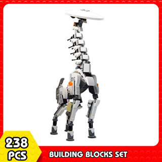 D7e New Moc Game Horizon Zero Dawned Mini Long-Necked Beast Building ...